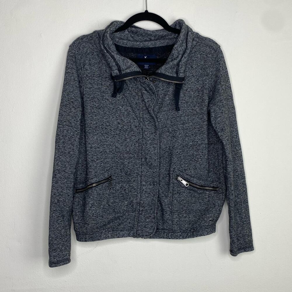 American Eagle Zip Up Women's Athleisure Sweatshirt - Small